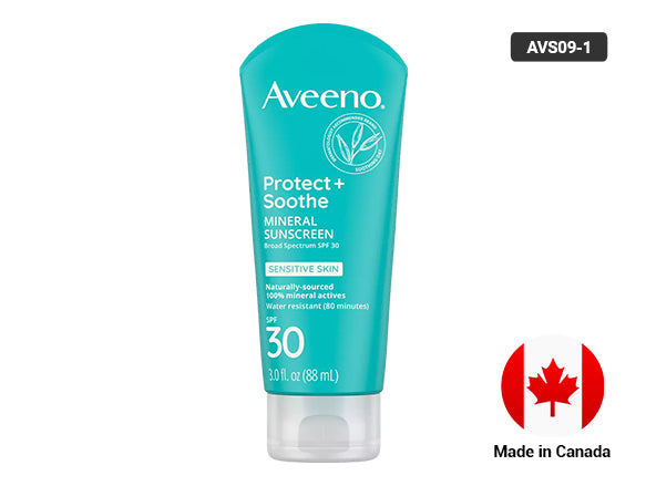 Aveeno Protect + Soothe Mineral Sunscreen SPF30 88ml in Sri Lanka